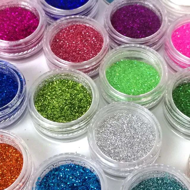 24 Color Sequins Sand For Nail Glitter Powder Nailart 24 Color Sequins Sand For Nail Glitter Powder Nailart Nails Dust