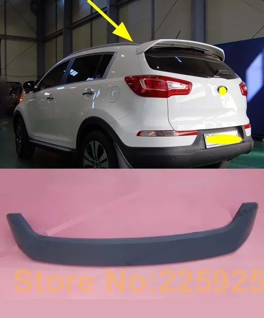 Factory Style Spoiler Rear Wing ABS For 2011 2015 Kia Sportage R Rear