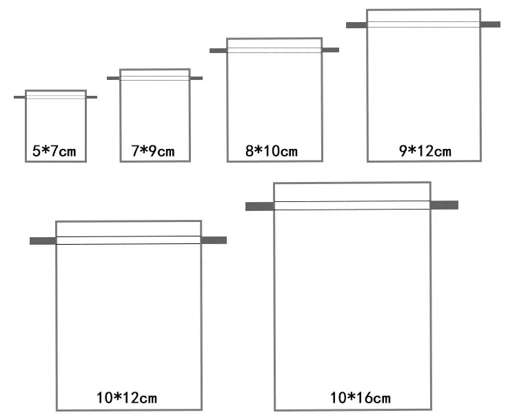 МУЛЬТИЦВЕТ 17X23 см сумки из органзы красивый подарок игрушки и конфеты & Jewelry упаковка мешков для хранения 200 шт./лот могут быть настроены