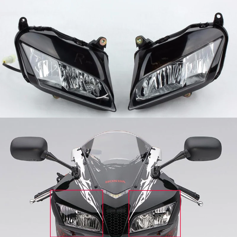 Передний светильник для мотоцикла фара Honda CBR600RR CBR 600RR 600 RR 2007 2008 2009 2010 2011 2012 07 08 09 10 11