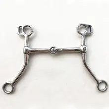 125 мм Трензель английский снеффл нержавеющей стальной мундштук Верховая езда гоночный разряд Конный шеврол оборудование Paardensport C