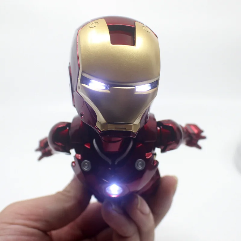 

New Floating Iron Man Rotating Flying Volador MK Magnetic Ver with LED Light Iron Man Action Figure Collection Adult Kids Gift