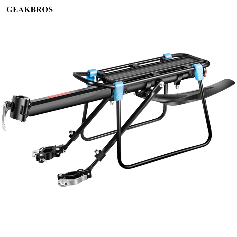 

Bike Commuter Carrier Rack Seatpost Quick Release Holder Rear Mount Bicycle Cargo Luggage for 20-29 inch Bike w/Install Tools