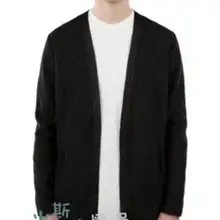 S-5XL Новые Мужская одежда Весна мужской воротника кимоно личности молния лоскутное средней длины открытой передней верхней одежды Большие размеры