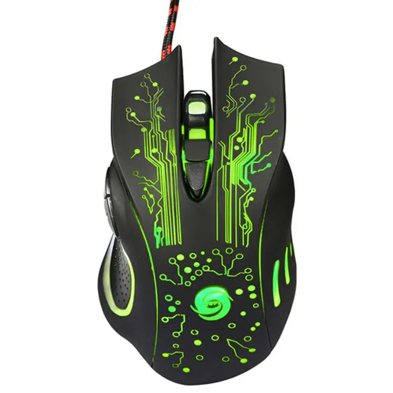 3200DPI LED Optical 6D USB Wired Gaming Mouse 6Buttons Game Pro Gamer Computer Mice For PC Laptop