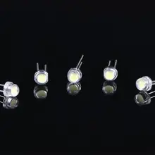 100 шт 5 мм соломенная шляпа Светодиодный светильник из бисера Белый светильник 0,06 Вт f5мм мощность 0,06 Вт шляпа светильник красный/белый/желтый и т. Д