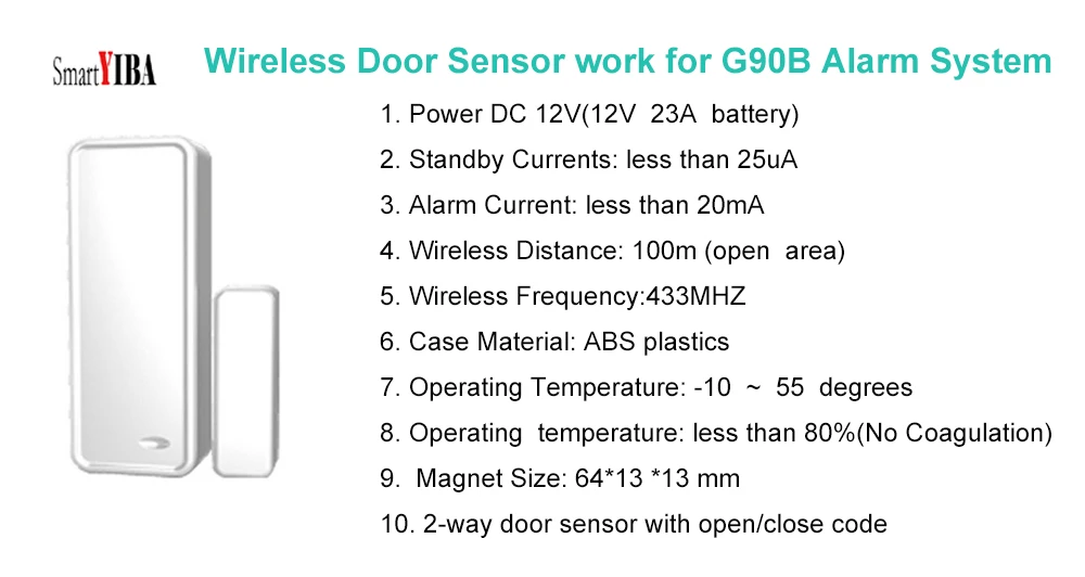 SmartYIBA Wi-Fi сигнализация G90B Plus приложение дистанционное управление Умный дом Охранная сигнализация GPRS сигнал GSM сигнализация подключение IP камера wifi