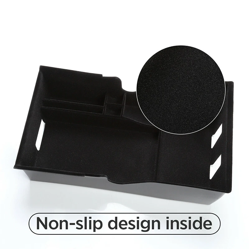 

1pcs Car Interior Console ABS Cup Slot Holder Storage Box Case for Tesla Model 3