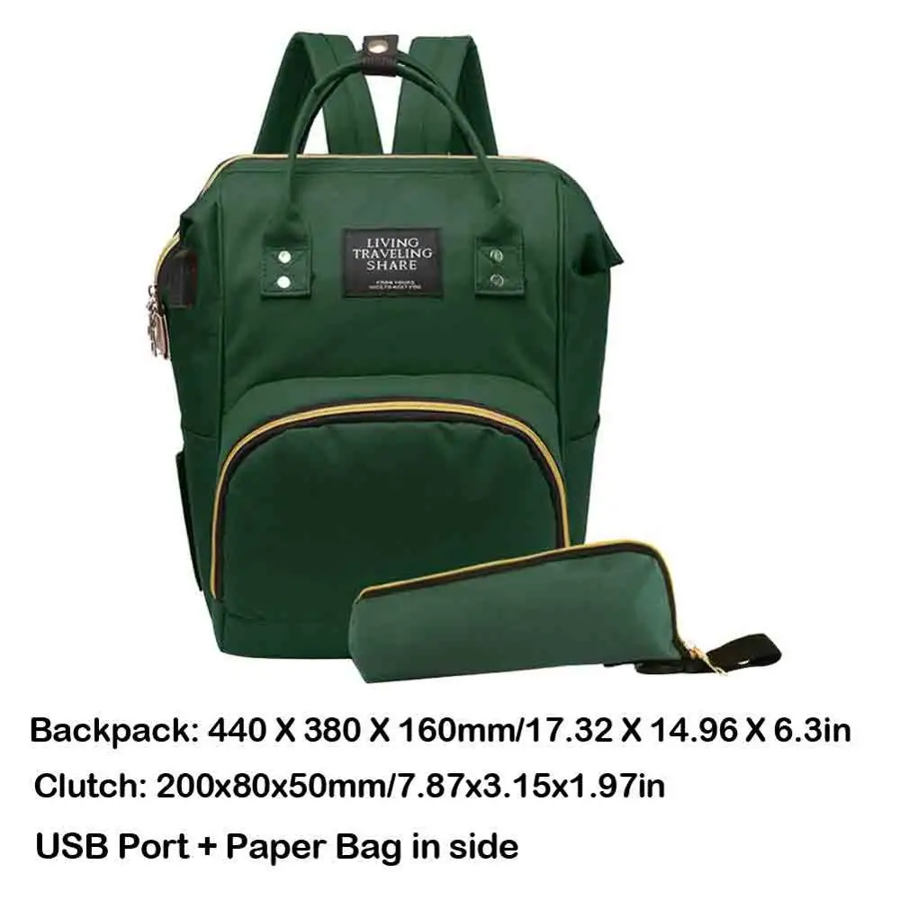 Большая вместительная сумка для подгузников для мам, дорожный рюкзак для кормления, дизайнерская сумка для детской коляски, рюкзак для ухода за ребенком, сумка для подгузников - Цвет: C6