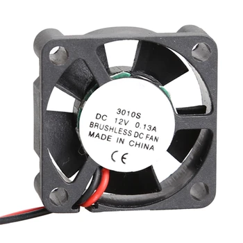 

3010S 12V Brushless DC Cooler Fan Exquisite Mini Cooler 5 Blades Mini Cooling Radiator for PC Computer 30*30mm