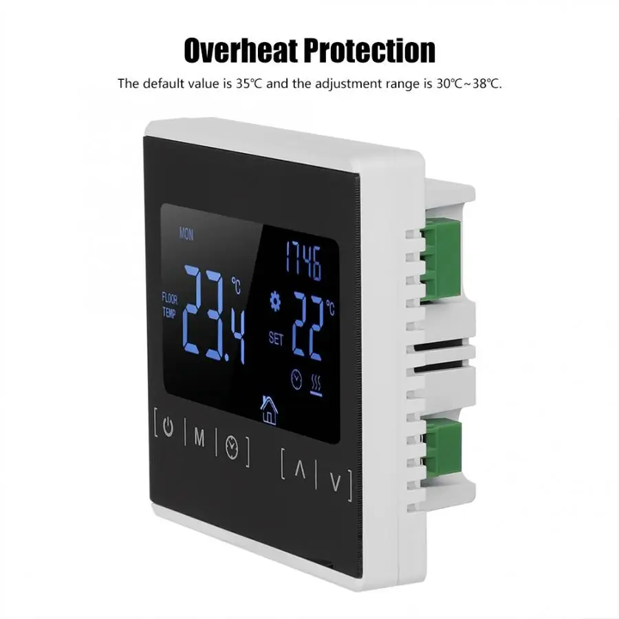 MH1822 Электрический терморегулятор отопления регулятор температуры с функцией защиты от низких температур