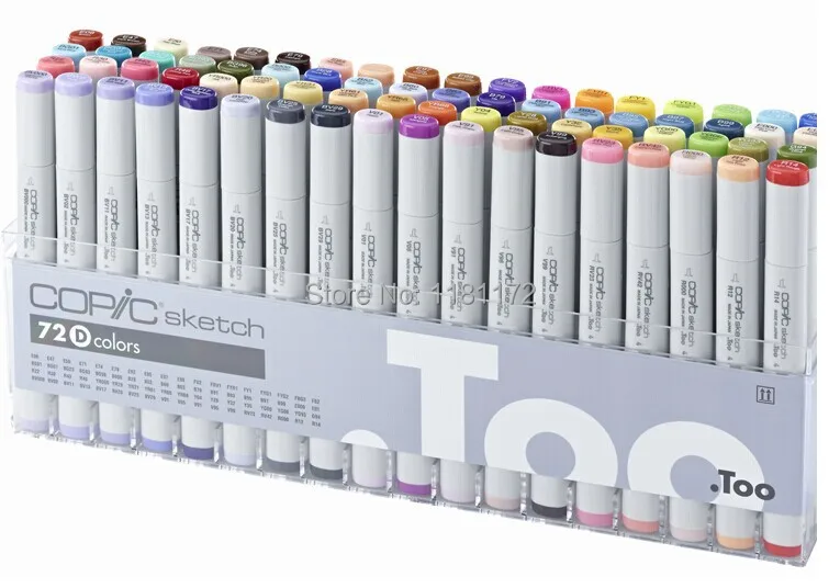 Copic Sketch Basic 72-Color Set