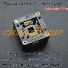 OTQ-48-0.75-01 тестовое гнездо TQFP48/QFP48/LQFP48/CQFP48 ic Разъем шаг = 0,75 мм Размеры = 10 х 10 мм/13x13 мм