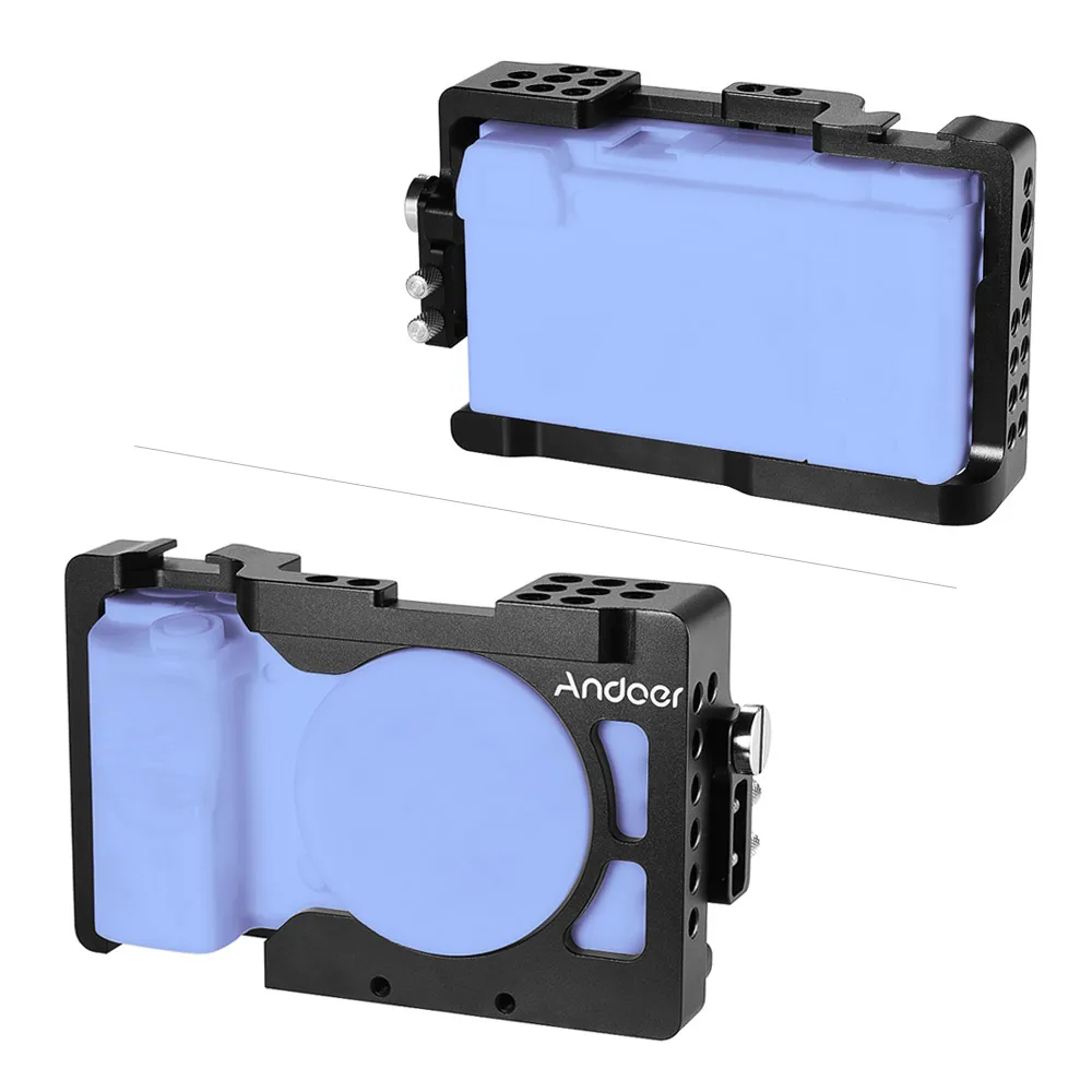 Andoer клетка для видеокамеры+ комплект верхней ручки из алюминия для sony A6500 ILDC для крепления монитора штатива аксессуары для освещения изготовление пленки