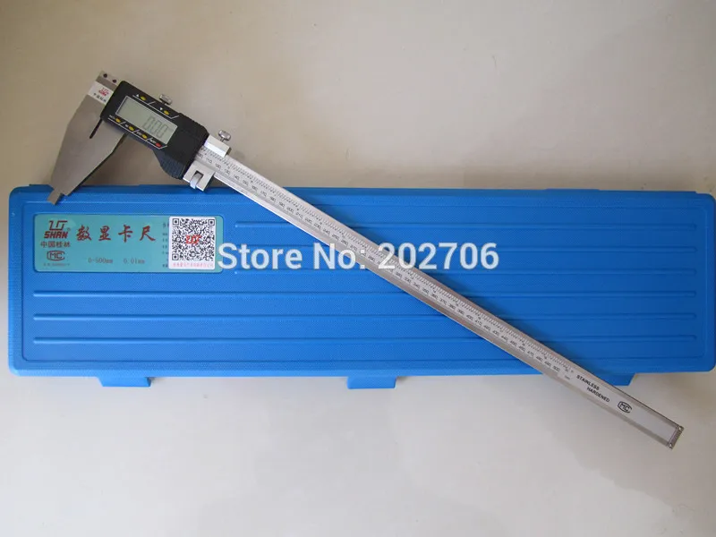 500mm 20inch Digital Caliper heavy duty vernier caliper gauge with nib