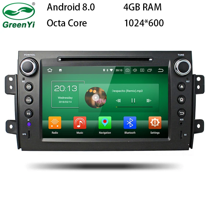 

GreenYi Android 8.0 8 Core 4G RAM Car DVD GPS For SUZUKI SX4 2006 2007 2008 2009 2010 2011 2012 WIFI Autoradio Multimedia Stereo