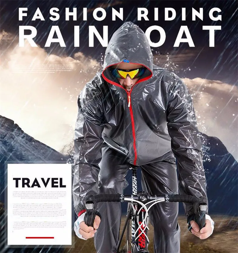 Водонепроницаемые куртки для езды на мотоцикле, брюки, комплекты для мужчин и женщин, для спорта на открытом воздухе, Непромокаемая Куртка для езды на мотоцикле, дождевик, комплект