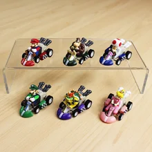 10 компл./лот Super Mario Bros Mario Kart Pull Back Car Mario Luigi Toda Koopa Princess Peach ПВХ фигурка игрушки 3~ 5 см 6 шт./компл