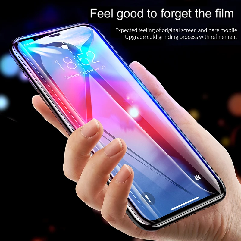 Закаленное стекло Baseus 0 3 мм для iPhone 12 11 Pro Xs Max X Xr|Защитные стёкла и плёнки| |