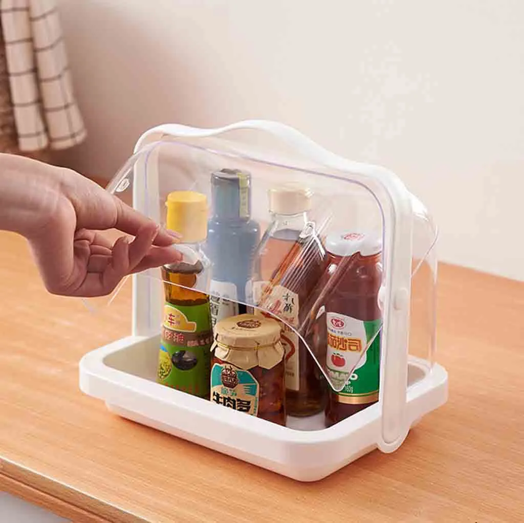

Kitchen Refrigerator Storage Box Food Container Fresh Spacer Layer Storage Rack Flip cover Drawers Fresh Sort Organizer
