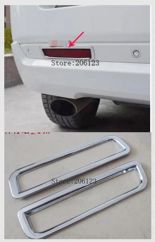

For Land Rover Freelander 2 LR2 2008 2009 2010 2011 2012-2015 Chrome Rear Foglight Tail Lamp Cover Trim Fog Light Molding Frame