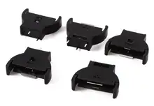 90pcs/lot MasterFire Black Plastic CR2032 2032 Half-Round 3V Cell Coin Battery Socket 3 PIN Holder Case Battery Boxes