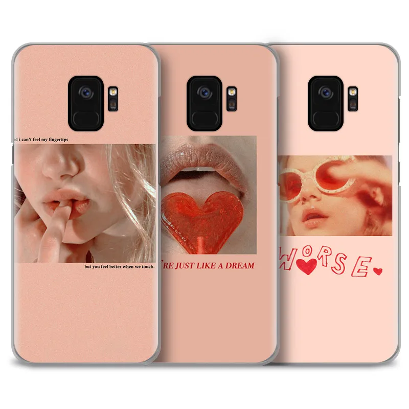 

Aesthetics songs lyrics quotes Phone Case Cover Shell For Samsung Galaxy S6 S7 Edge S8 S9 Plus Note 8 5 A5 A7 J5 2016 J7 2017
