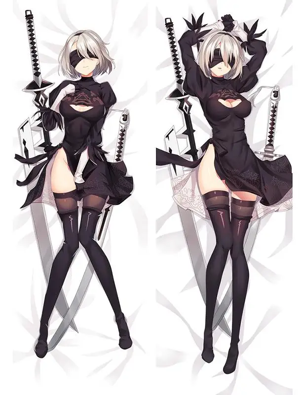 Новая Горячая игра Dakimakura NieR: Automata jorha 2B обнимающий тело наволочка чехол постельные принадлежности - Цвет: C