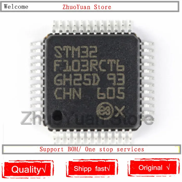 

1PCS/lot New original STM32F103RCT6 STM32 F103RCT6 LQFP64 IC chip