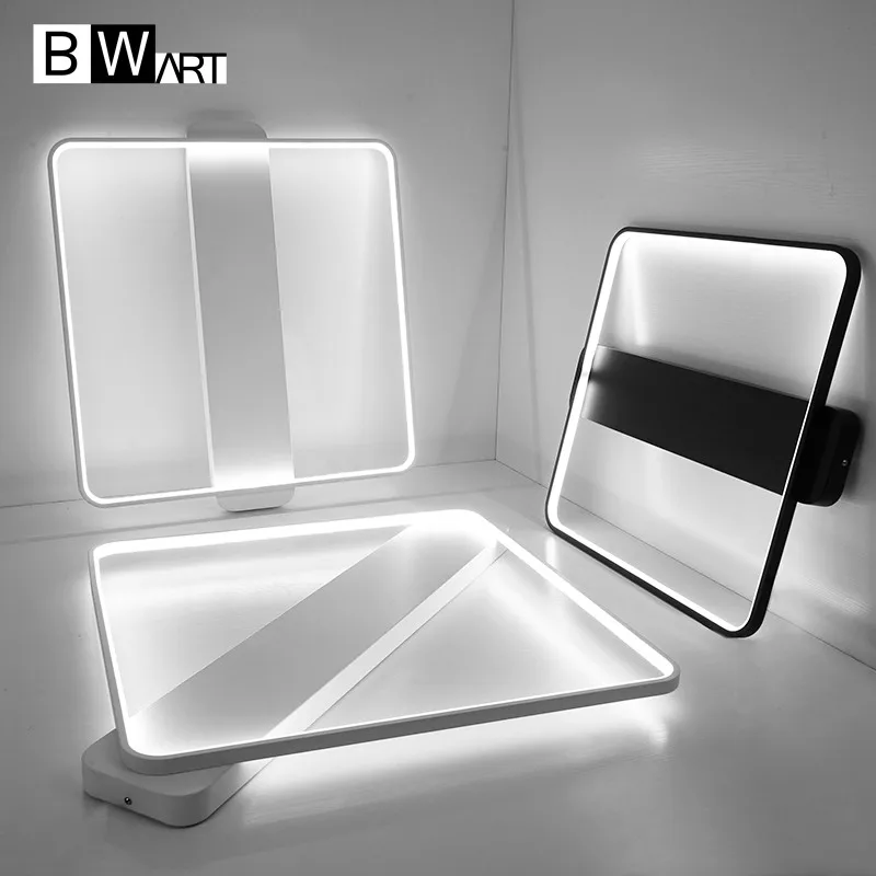 

BWART New Arrival Black White Minimalist LED Ceiling light For Living Study Room Bedroom Aluminum Modern Led Ceiling lamp