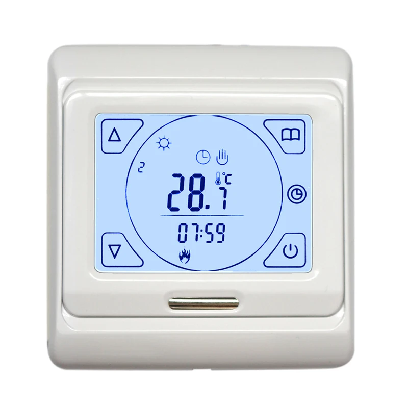 

LCD Programmable Floor Heating Thermostat Controller Temperature Touch Screen Tester Tools New