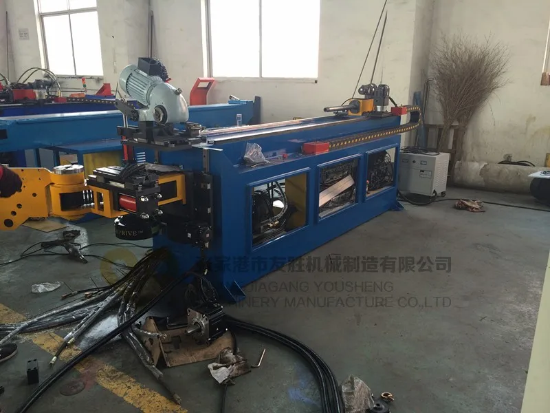 pipe bending and cutting machine on processing2