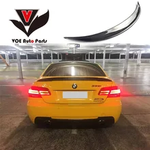 2005-2011 E92 производительность Стиль углеродного волокна задний спойлер для BMW 3 серии E92 купе и E92 M3 316i 318i 320i 323i