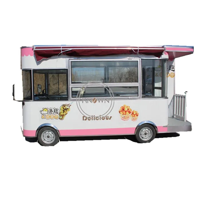 

3.5m/4.2m long Ice cream,Hamburger mobile food trailer mobile food cart truck