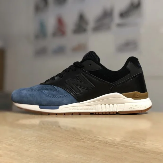 NEW BALANCE NB840 men's Classic Badminton Shoes Red Flat Shoes Outdoor sneakers Blue Black Footwear