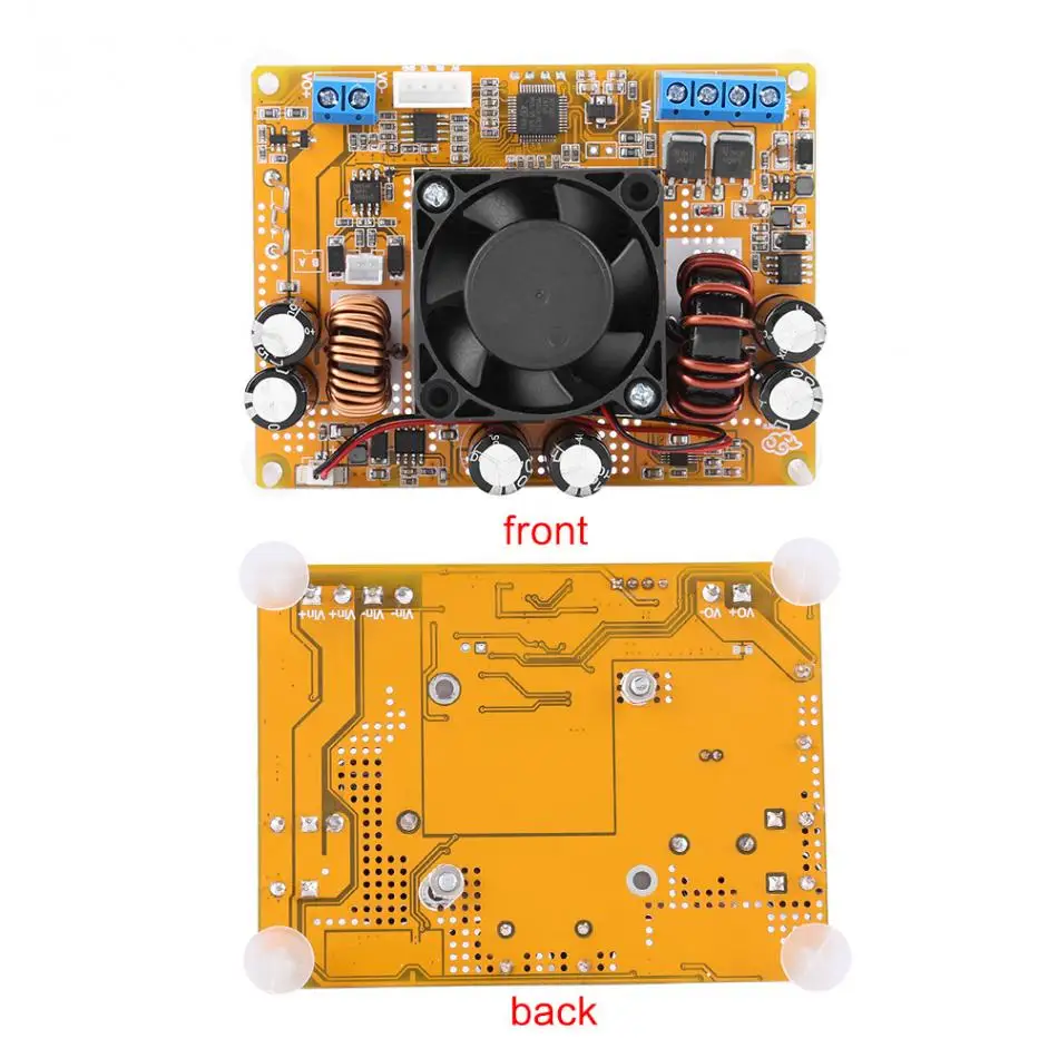 Автоматический понижающий/up Мощность модуль DC-DC 5A ЖК-дисплей цифровой понижающий/up Питание модуль 6 V-32 V постоянного тока до 0-32 в пост с вентилятором