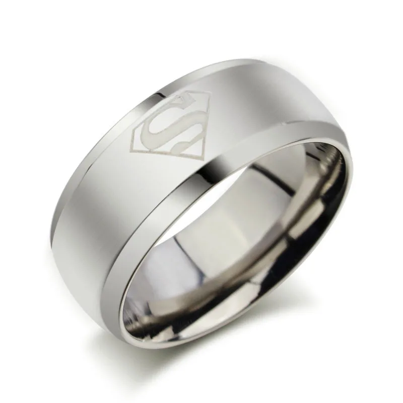 aliexpresscom buy fashion titanium jewelry simple men ring superman logo finger rings 3 colors silver black gold supermen jewelrys for men from reliable - Superman Wedding Ring aliexpresscom buy fashion titanium jewelry simple men ring superman logo finger rings 3 colors silver black gold supermen jewelrys for men from reliable - Superman Wedding Ring