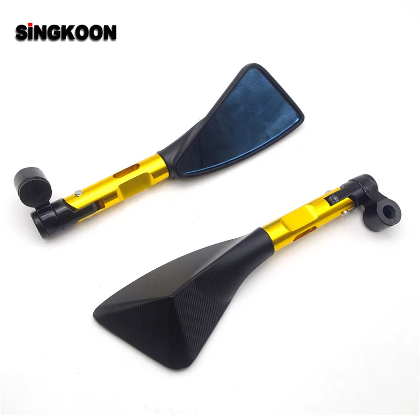 

8 10mm universal motorcycle mirrors cnc Aluminum Rearview Side Mirror FOR bmw s1000rr yamaha r1 2004 honda cb1000r Kawasaki z650