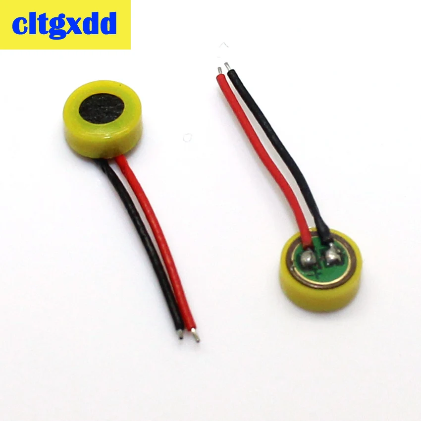 

cltgxdd 10pcs two-wire microphone phone built-in microphone replacement repair parts For Lenovo ZTE cell phone Component