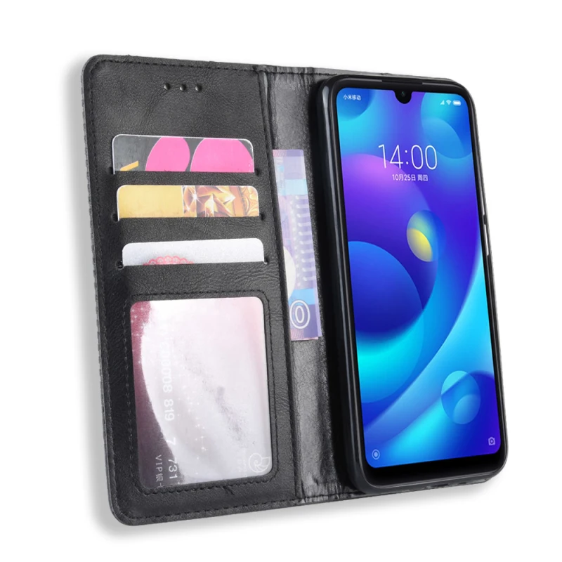 Xiaomi Redmi Note 7 Retro leather flip case_4