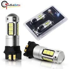 Без ошибок PWY24W светодиодный лампы для Audi A3 A4 A5 Q3 VW MK7 Golf CC Ford Fusion передние указатели поворота BMW F30 3 серии DRL лампы