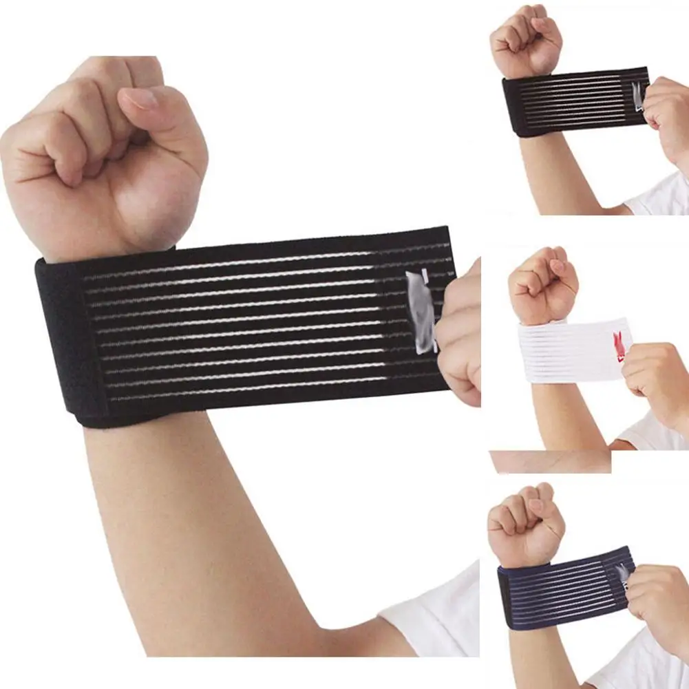 

HOT! Women Mens Adjustable Sports Wristband Wrap Bandage Support Gym Strap Wrist Ankle Brace