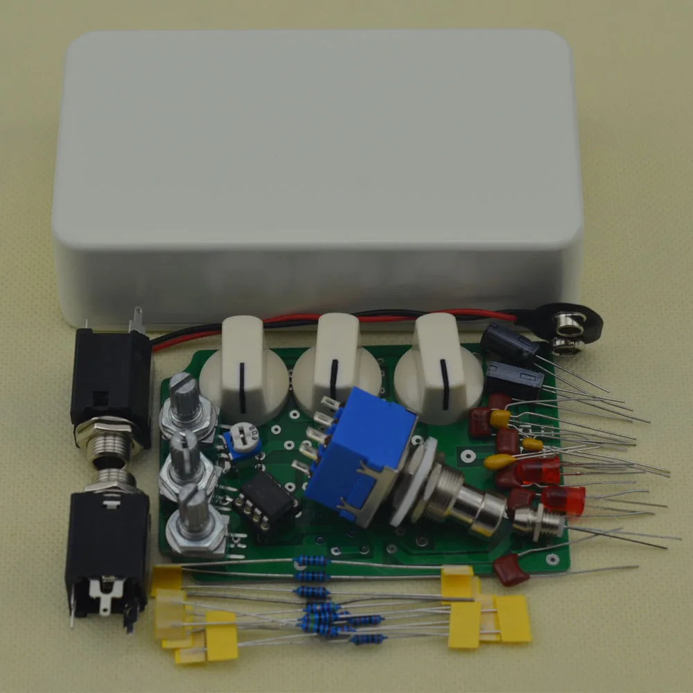 DIY Distortion Guitar Pedals kit With 1590B And LM833 DS NO1pedal