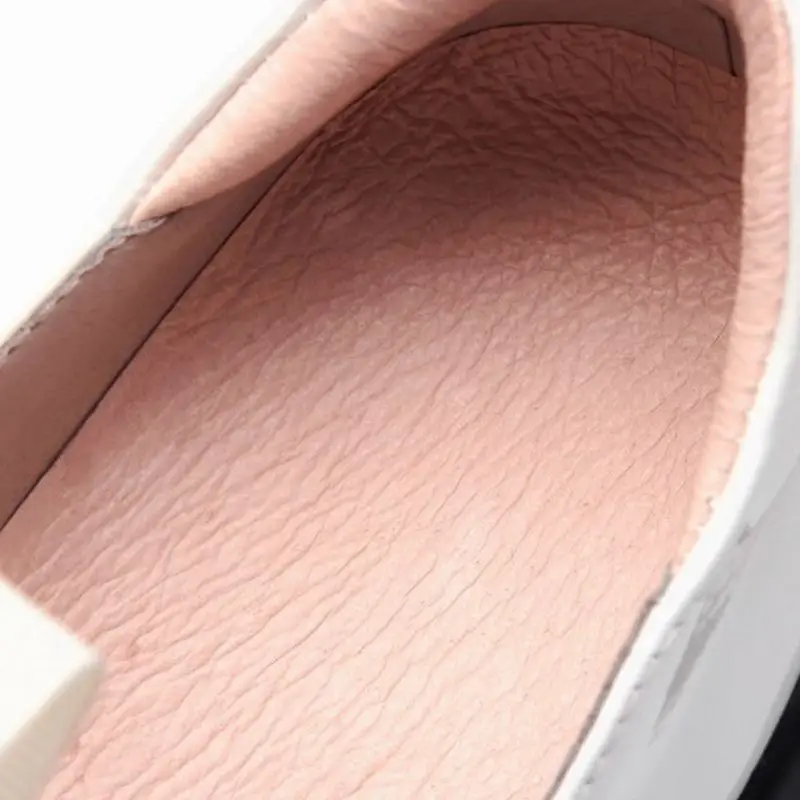 Mujer Primavera Casuales Nueva Zapatillas Vulcanizados Cuero Diario Zapatos Negro Tamaño Carzicuzin Vacaciones De 2019 Genuino Moda Deporte 35 blanco 39 z4XF5qw