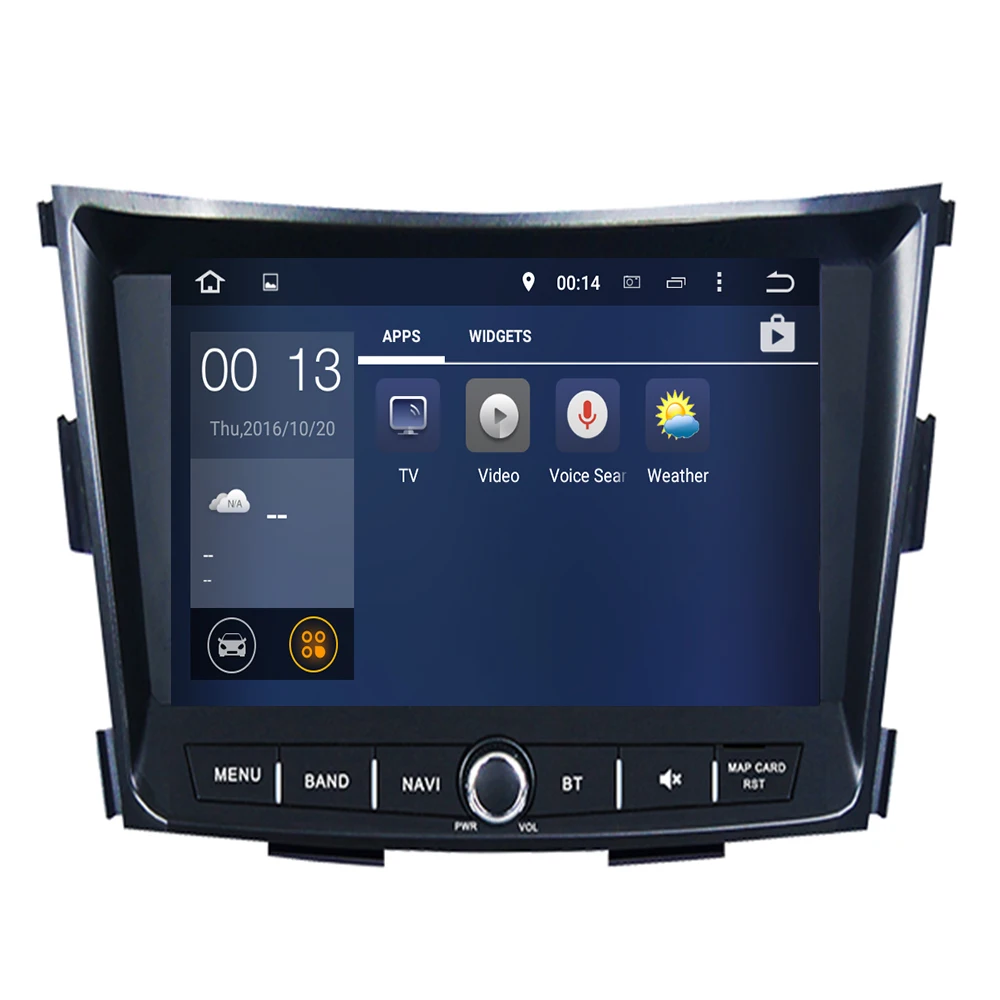 Top 8 Inch Android 9.0 HD IPS 4+32GB CAR DVD PLAYER Multimedia GPS RADIO For SSANGYONG TIVOLI 2015 2016 2017- 2019 OBD Stereo Audio 4