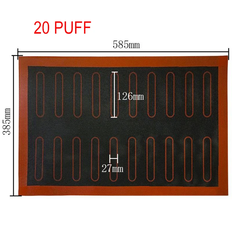 Силиконовый коврик 18/20/44 Эклер печенья антипригарным лайнер печенье Макарон Торт Хлеб формы для выпечки Инструменты