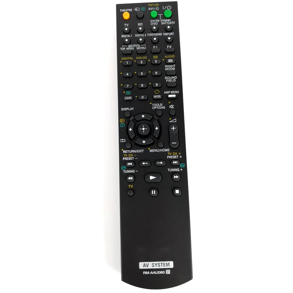 New Replacement RM AAU060 Remote Control For Sony AV System HT SS360