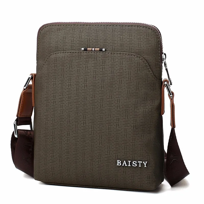 

Dropshipping Sloping single shoulder bag, waterproof nylon small men's bag men's canvas Oxford spinning satchel