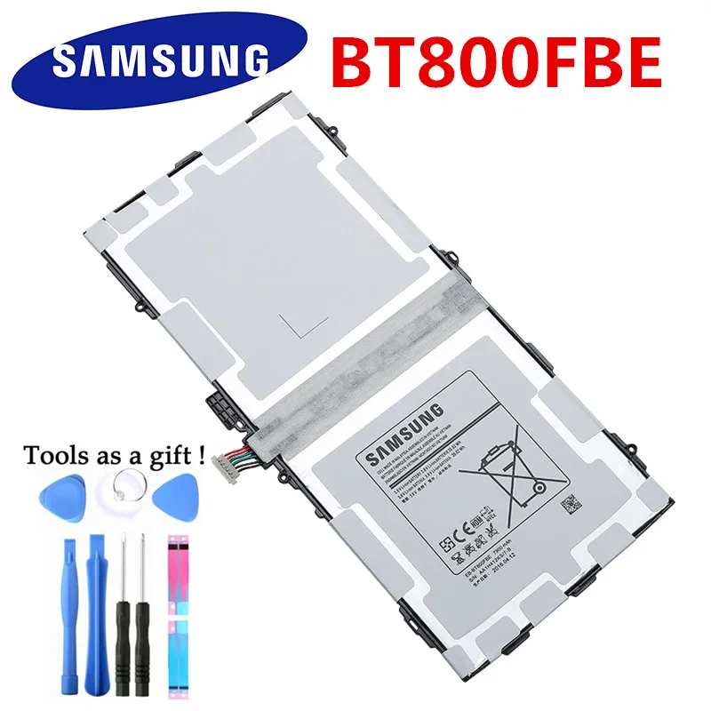 100% оригинальный планшетный аккумулятор EB BT800FBU BT800FBC для Samsung GALAXY Tab S 10 5 SM T800 T801 T805C