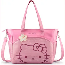 Canvas Baby Diaper Bag For Mom Mummy Mother Hello Kitty Maternity Nappy Bags High Qaulity Thermal